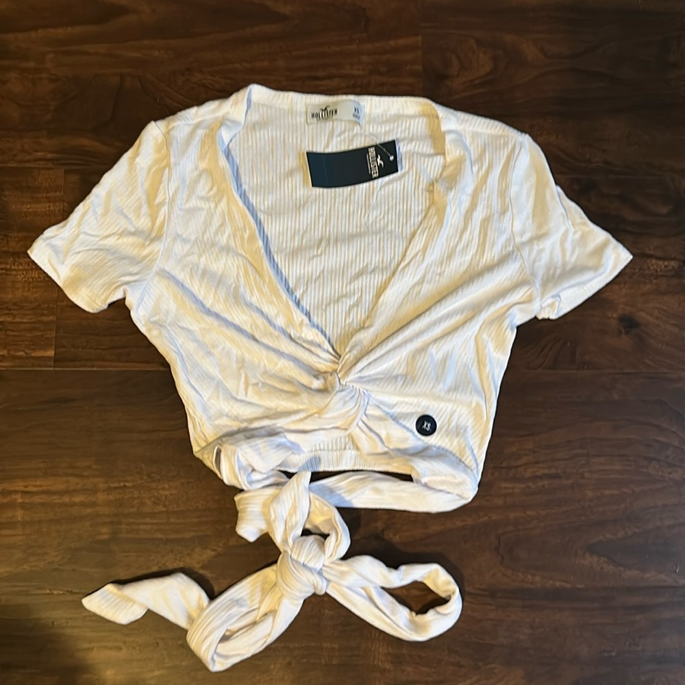 Wrap around crop top